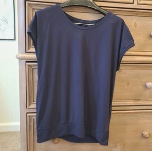 LULULEMON short sleeve purple/navy top
